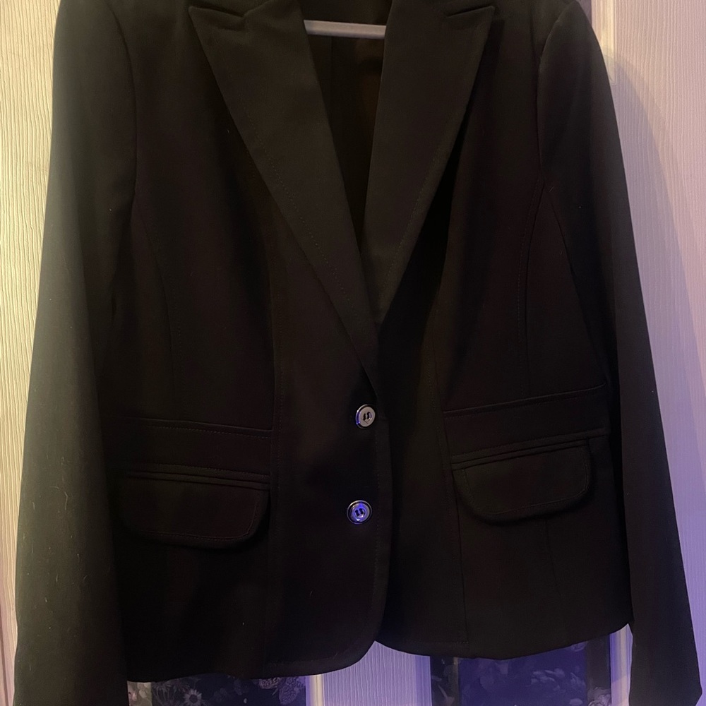 New York & Company 7th Avenue Black Blazer